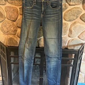 American Eagle Outfitters Dark Blue Denim Jeggings Jeans